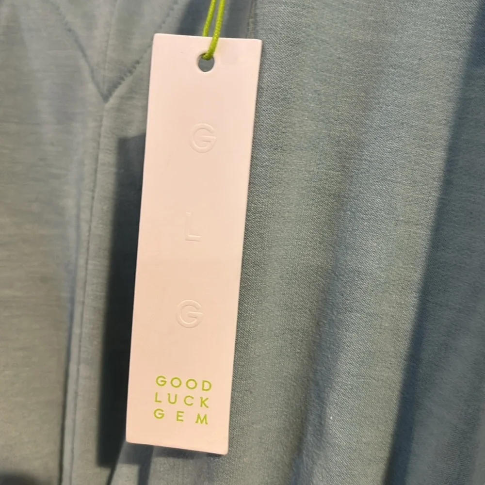 NWT Good‎ Luck Gem dusty blue romper